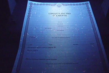 Свидетельство о смерти в Санкт-Петербурге