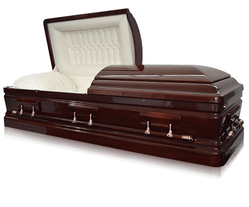 Гроб лакированный (6 ручек) Гроб лакированный (6 ручек)